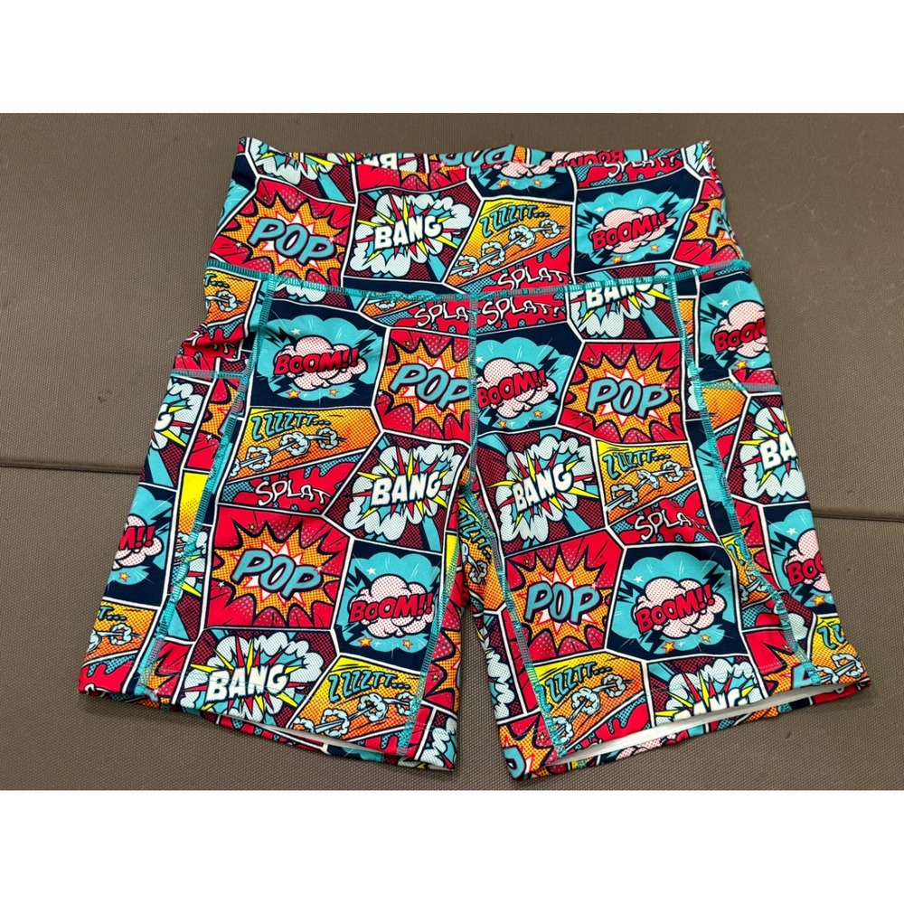 Constantly Varied Gear CVG Comic Book Pop Art Athletic Shorts Gym Lifting Medium